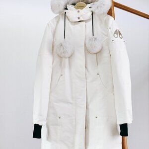 Moose Knuckles Women's White Coat